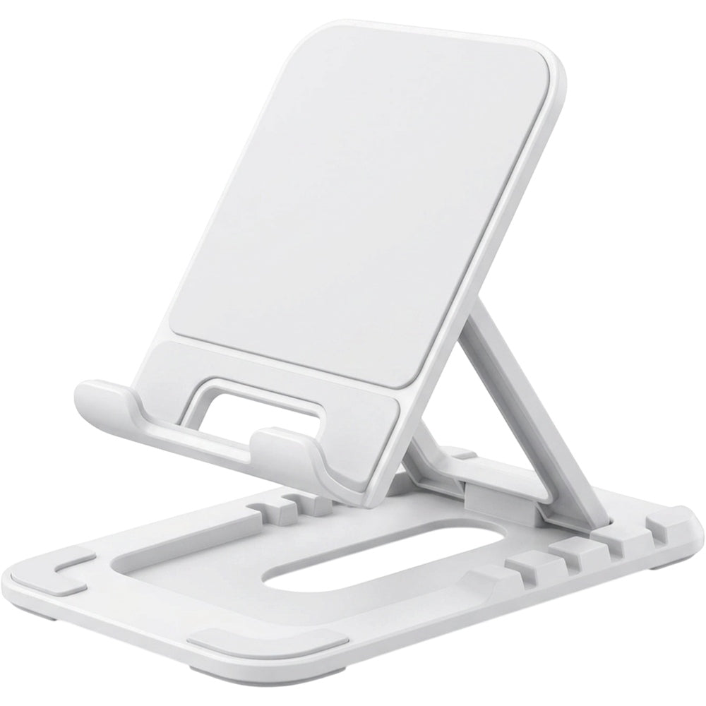 Hausn Six-Angle Folding Desktop Phone Stand White - Product view
